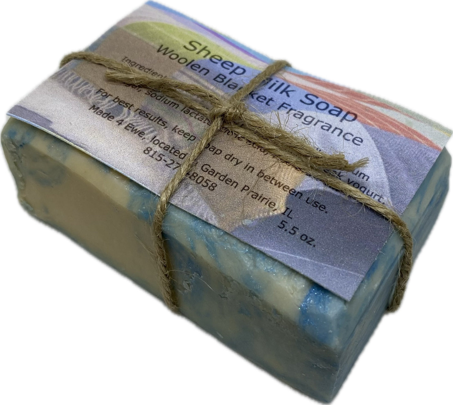 Made 4 Ewe Sheep Milk Soap, Woolen Blanket 5.5 oz