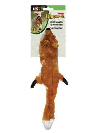 Ethical Pet Skinneeez Mini Fox Stuffing-Free Squeaky Plush Dog Toy