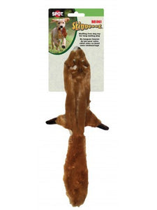 Ethical Pet Mini Skinneeez Mini Squirrel Stuffing-Free Squeaky Plush Dog Toy