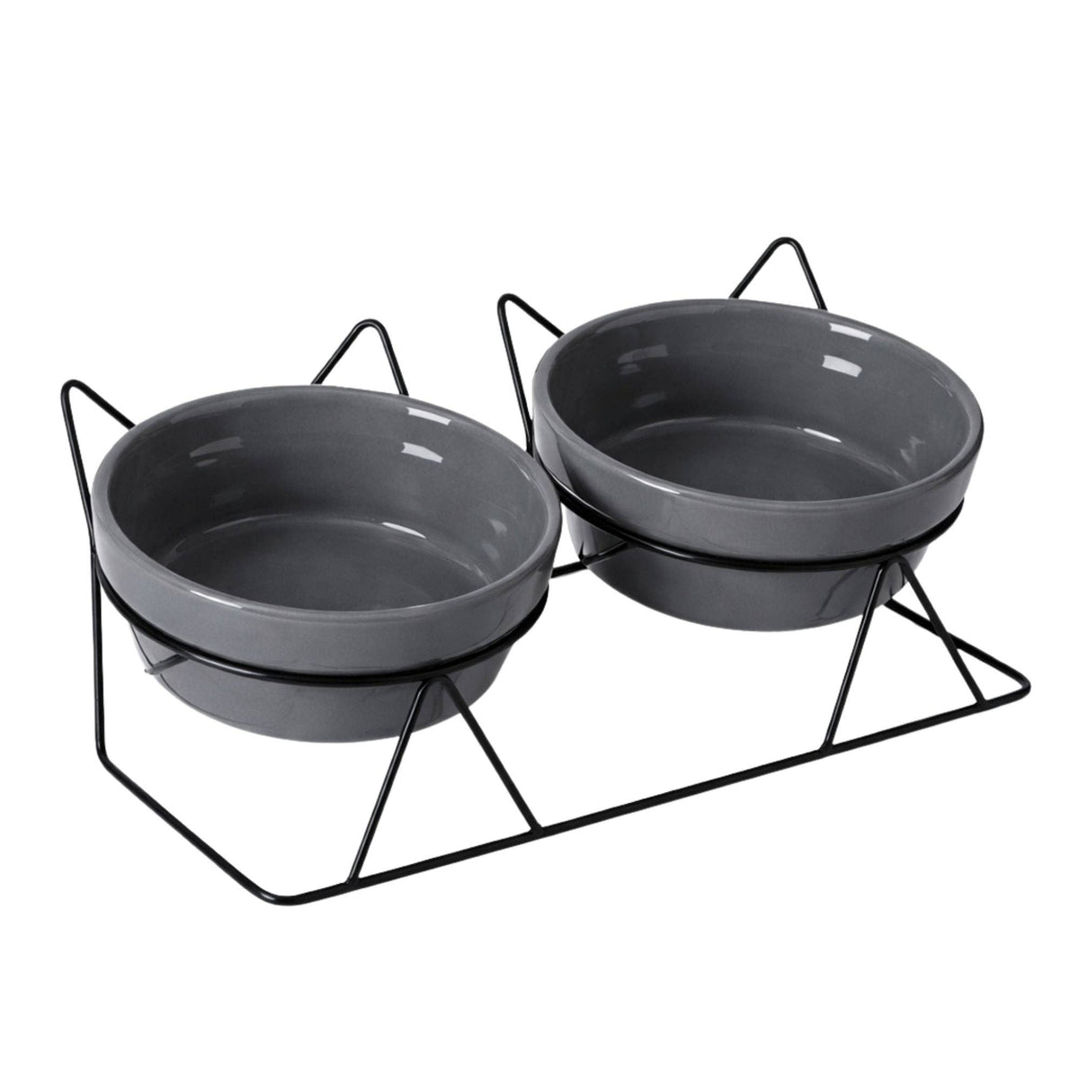 Verona Cat Dining Set: Black