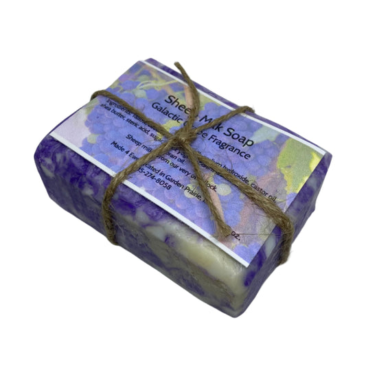 Made 4 Ewe Sheep Milk Soap, Galactic Grape 5.5 oz