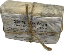 Load image into Gallery viewer, Made 4 Ewe Sheep Milk Soap, Fresh Linen 5.5 oz
