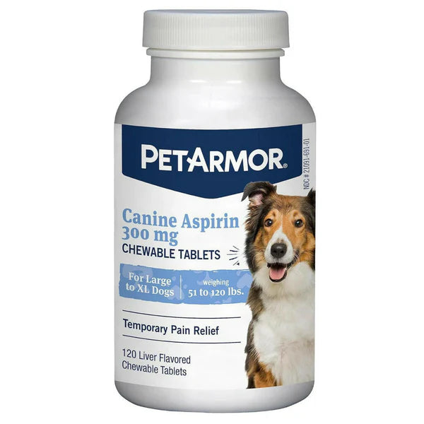 PetArmor Canine Asprin 300 mg Chewable Tablets