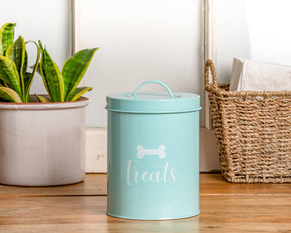 Jasper Powder Blue Treat Canister