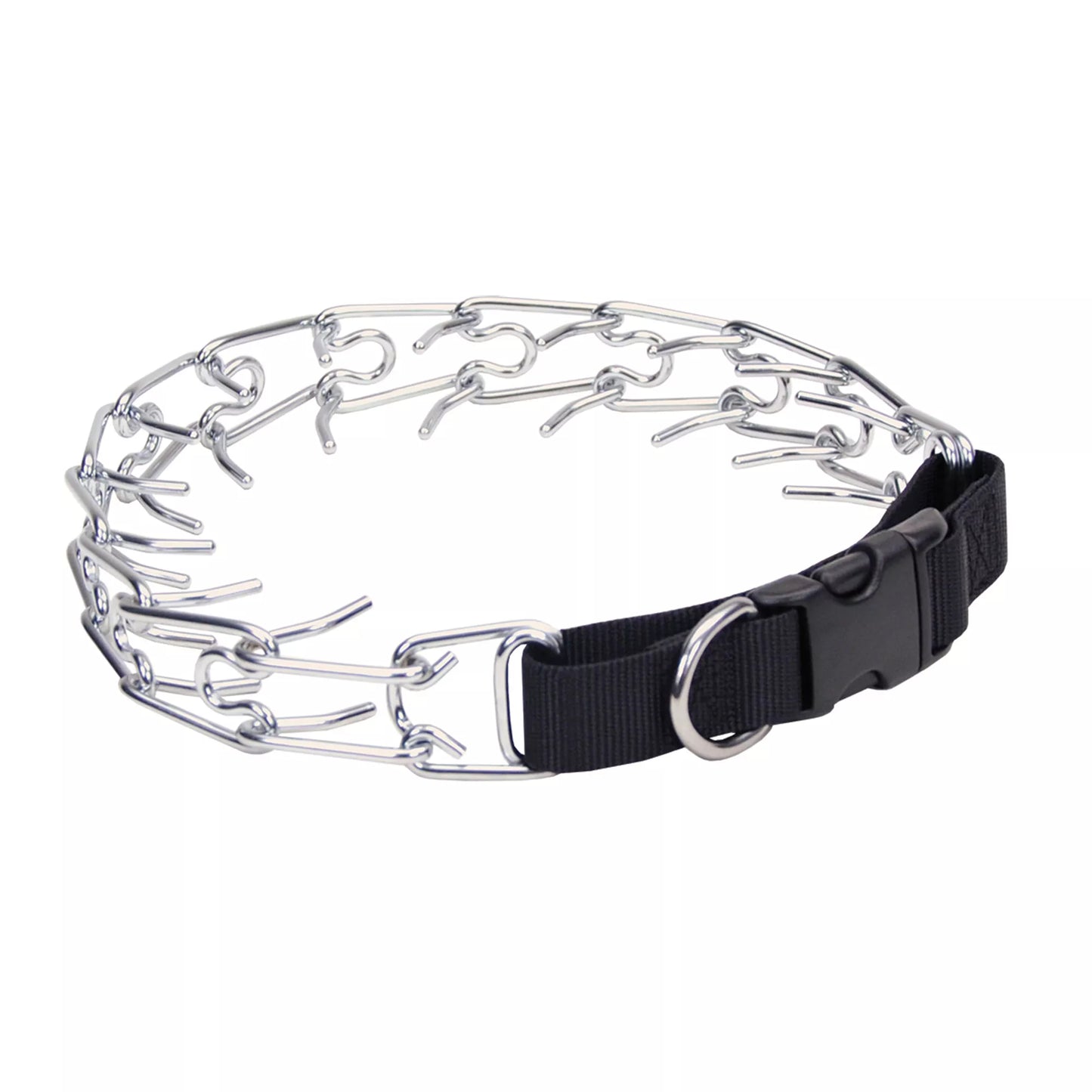 Titan Easy-On Dog Prong Training Collar with Buckle