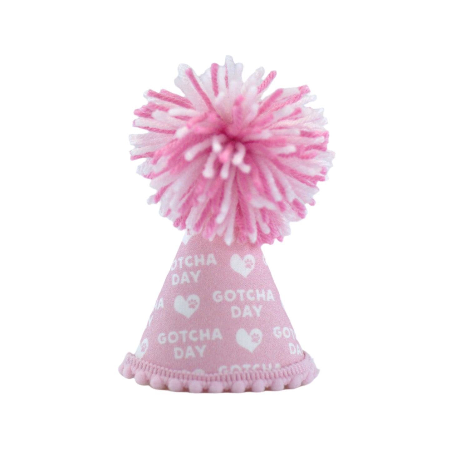 Pup Party Hats Gotcha Day Pink Party Hat: S