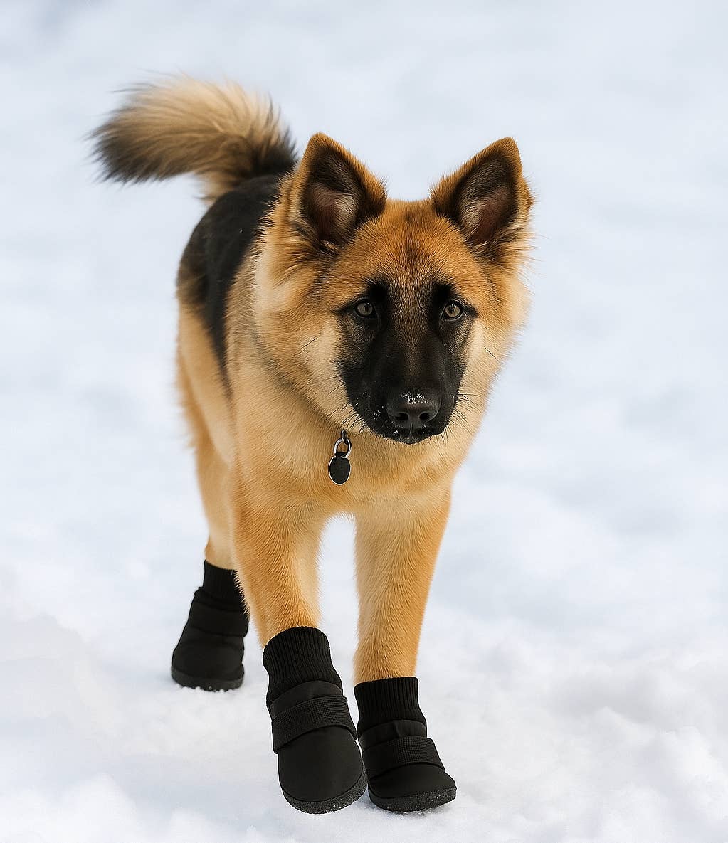 PolarPaws Soft Sole Waterproof Winter Dog Boots: S