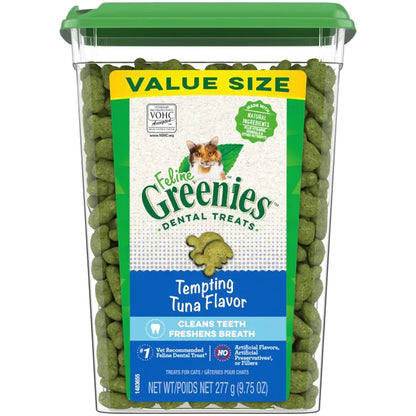 Greenies Adult Dental Cat Treat, Tempting Tuna Flavor