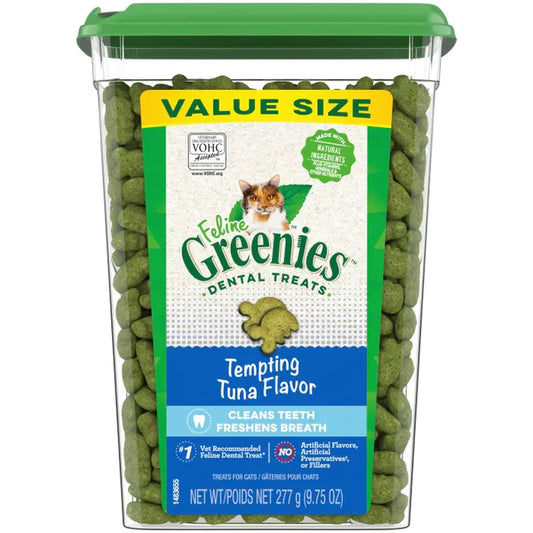 Greenies Adult Dental Cat Treat, Tempting Tuna Flavor