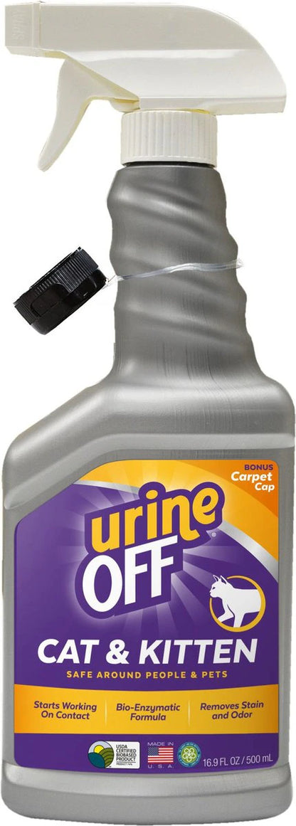 Urine Off Cat & Kitten Formula Stain & Odor Remover, 16.9 oz