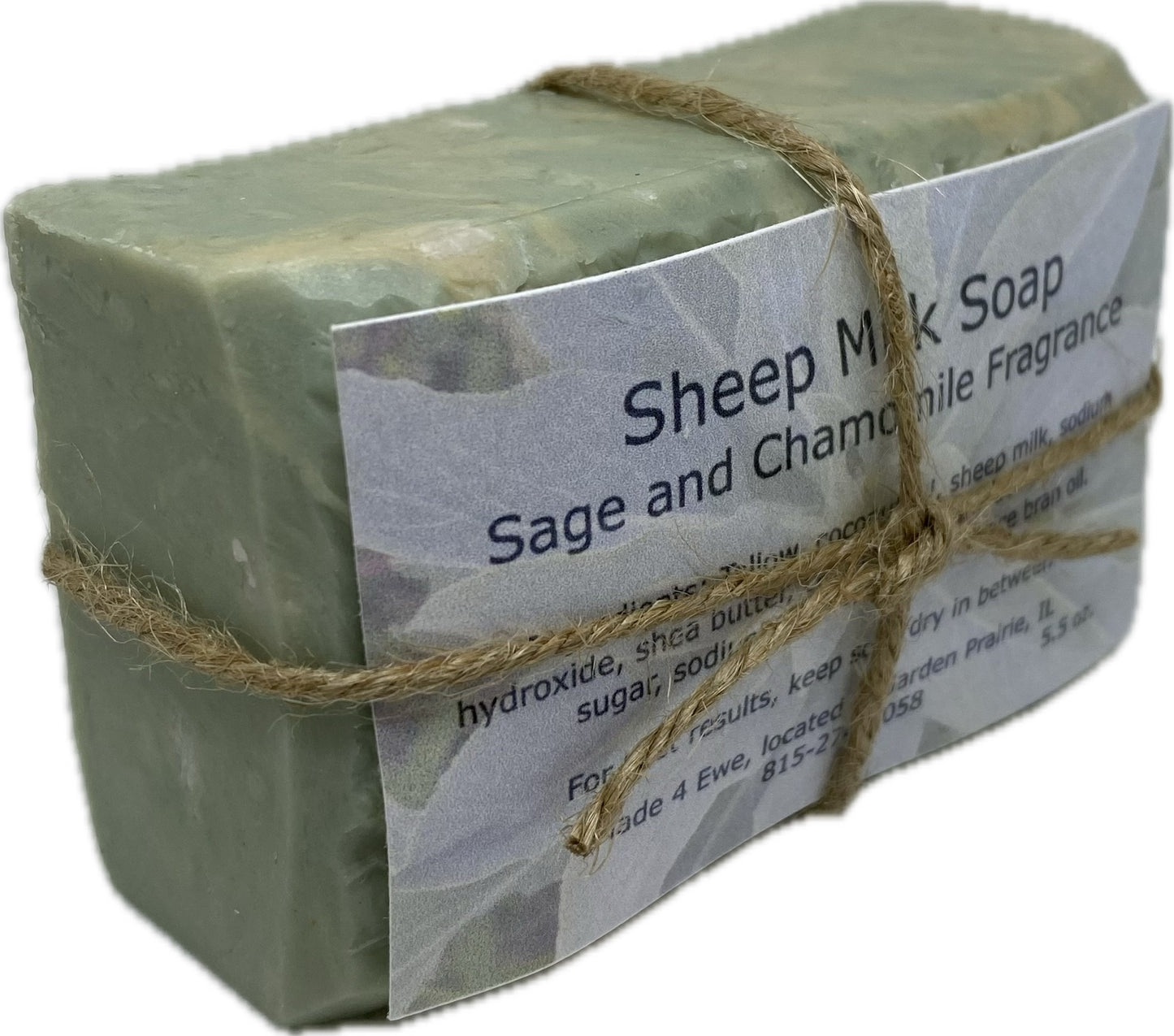 Made 4 Ewe Sheep Milk Soap, Sage & Chamomile 5.5 oz
