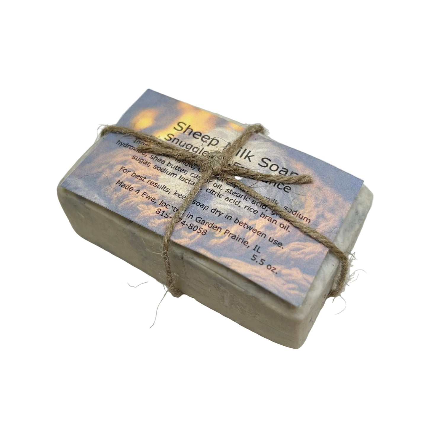Made 4 Ewe Sheep Milk Soap, Snuggle Up 5.5 oz