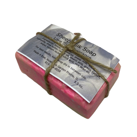 Made 4 Ewe Sheep Milk Soap, Love Spell 5.5 oz