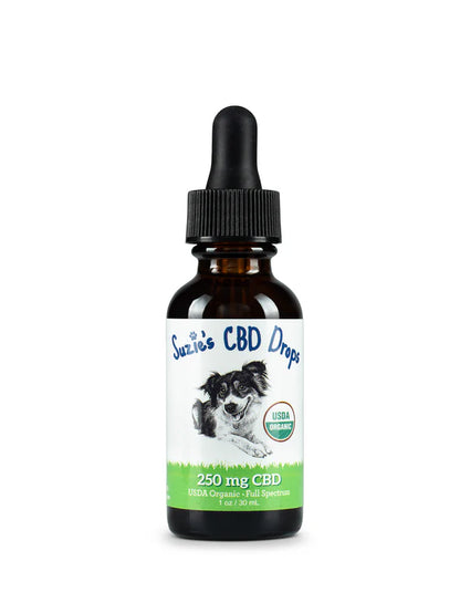 Suzie's CBD Full Spectrum Drops for Dogs 250mg