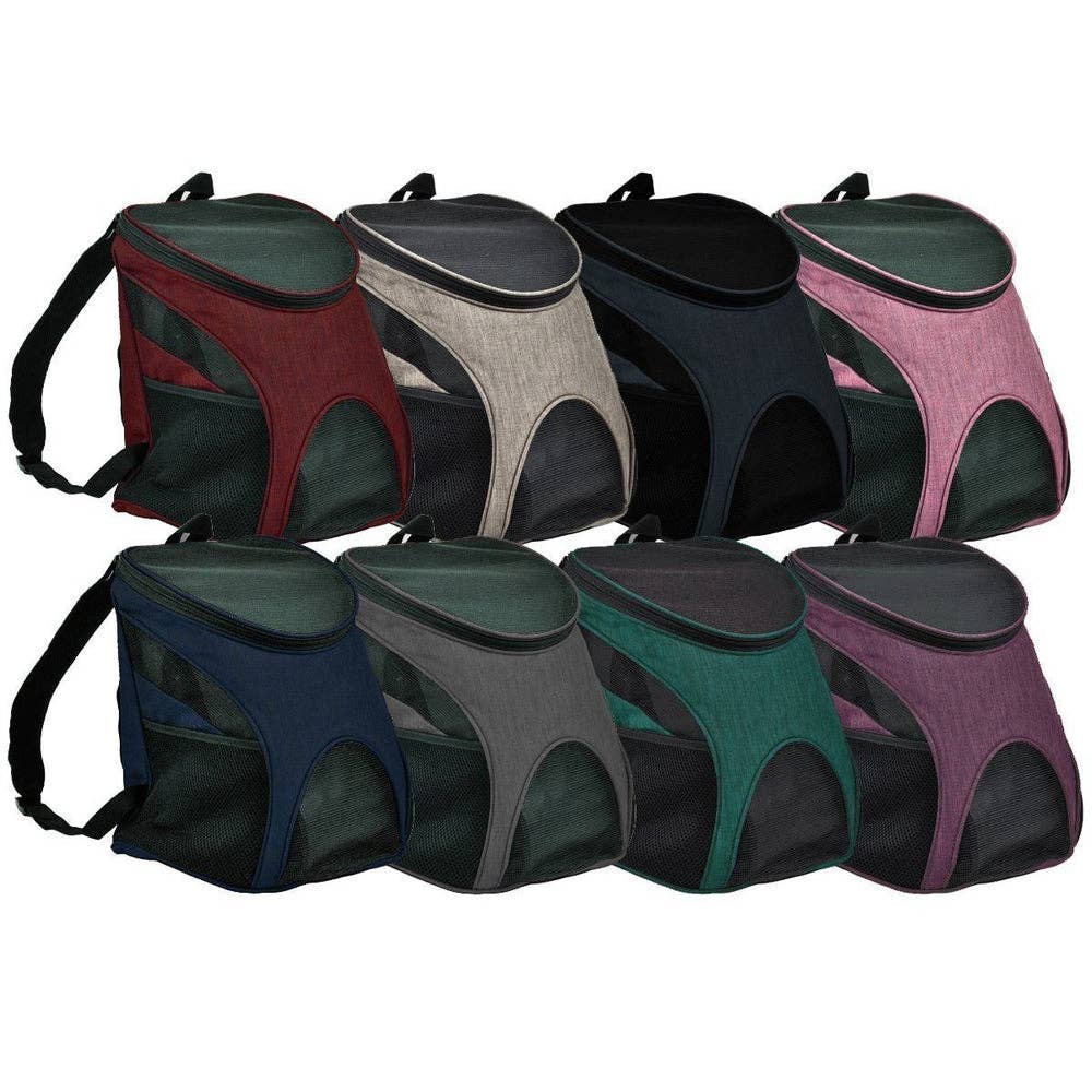Dogline Pet Carrier Pack: Pink / S 8.5” x W 11.6” x H 13.8”