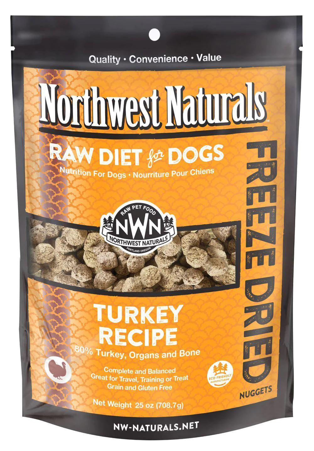 Northwest Naturals Freeze Dried Turkey Recipe for Dogs