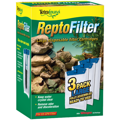 Tetrafauna ReptoFilter Cartridges Replacements, Large