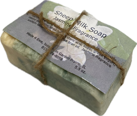 Made 4 Ewe Sheep Milk Soap, Jasmine 5.5 oz