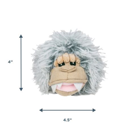 Tall Tails 2-In-1 Fetch Ball Yeti Dog Toy