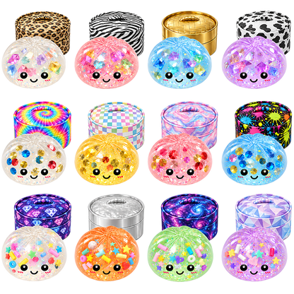 Fun Doh Mystery Gem Filled Squishy Dumpling Toy