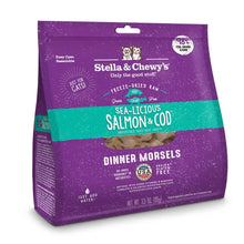 Load image into Gallery viewer, Stella &amp; Chewy&#39;s Sea-Licious Salmon &amp; Cod Freeze-Dried Raw Dinner Morsels
