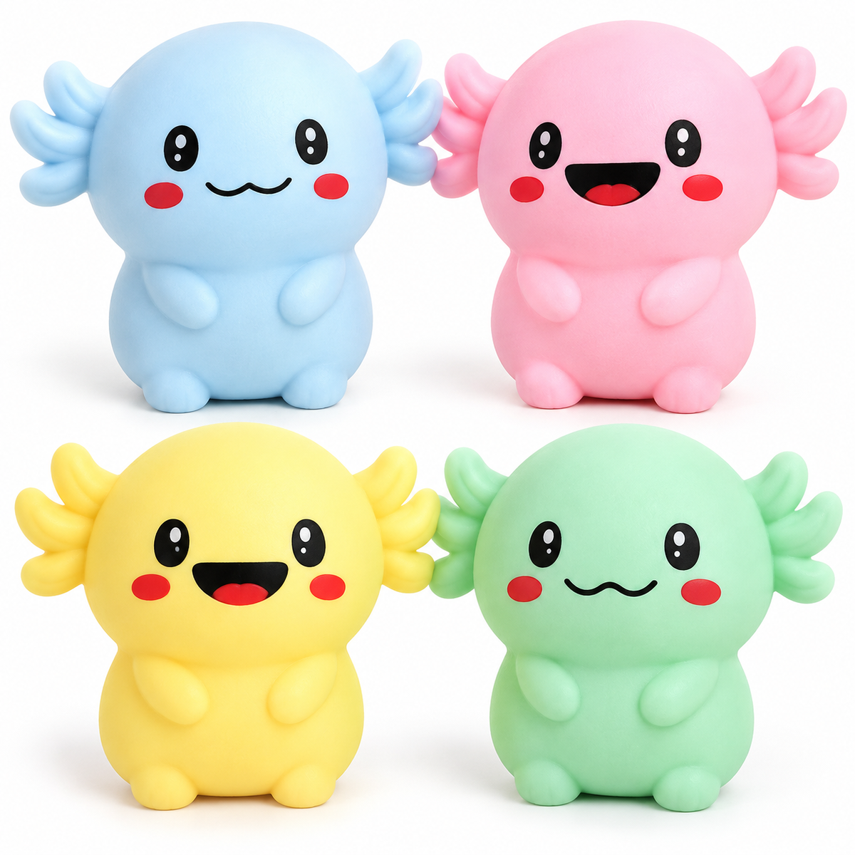 Jumbo Axolotl Squeeze Toy – Super Stretchy Sensory Squishy