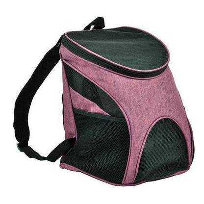 Dogline Pet Carrier Pack: Beige / S 8.5” x W 11.6” x H 13.8”