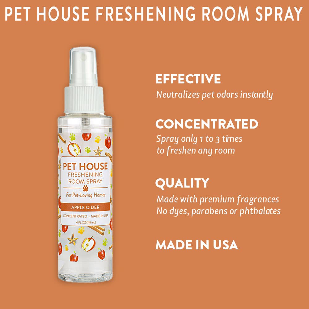 Pet House Apple Cider Freshening Room Spray 4 fl oz