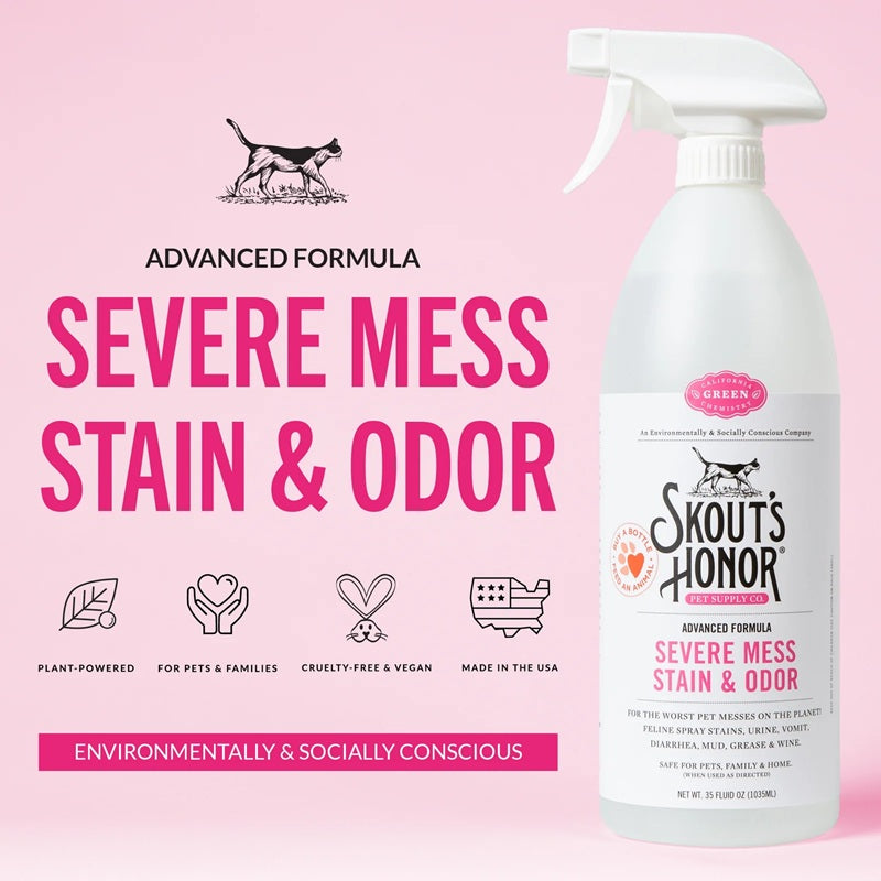 Skout's Honor Severe Mess Stain & Odor Advanced Formula 35 oz
