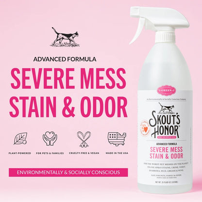 Skout's Honor Severe Mess Stain & Odor Advanced Formula 35 oz