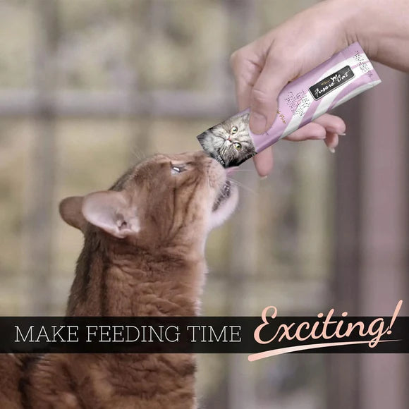 Fussie Cat Tuna with Chicken Puree Lickable Cat Treats, .5-oz x 4-Tubes