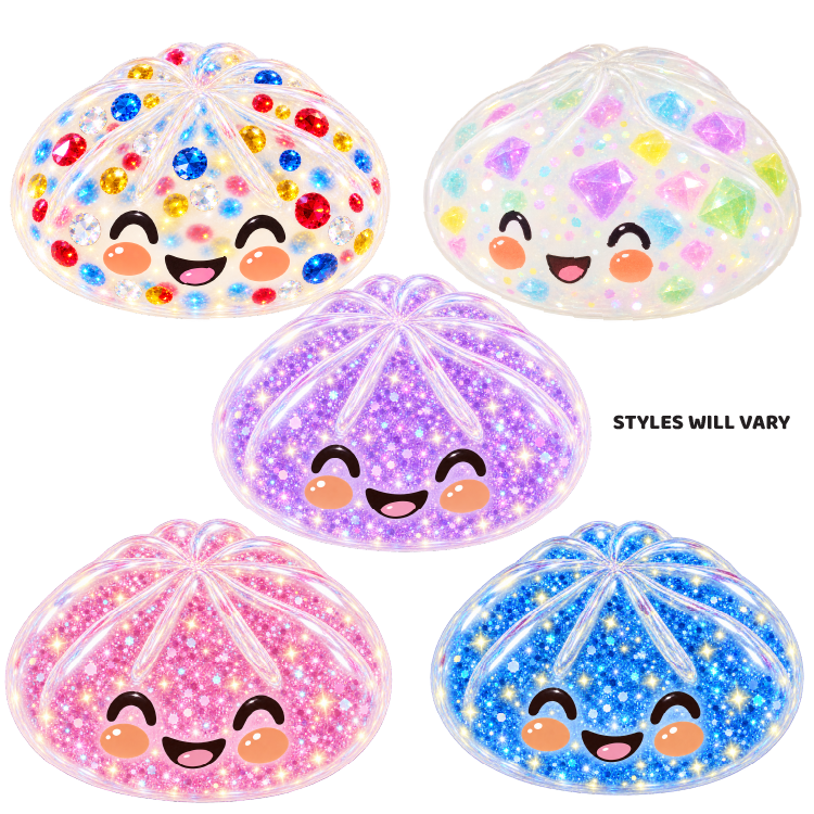 Fun Doh Mystery Gem Filled Squishy Dumpling Toy