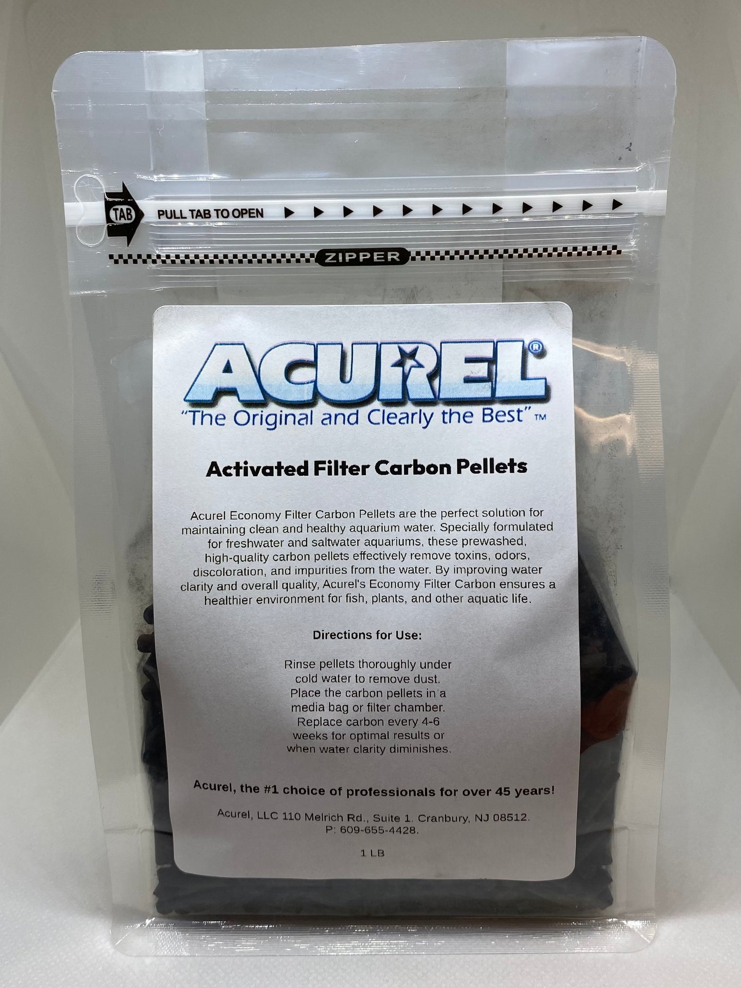 Acurel Activated Carbon Filter Pellets, 1 LB