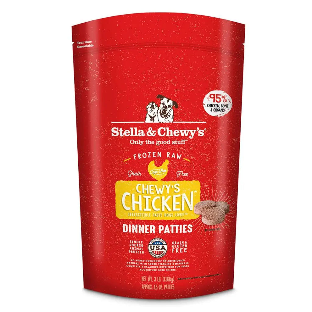 Stella & Chewy's Chewy's Chicken Frozen Raw Dinner Patties