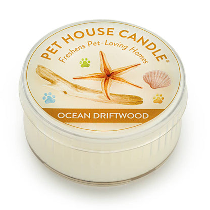 Pet House Ocean Driftwood Plant-Based Soy Wax Mini Candle 1.5 oz