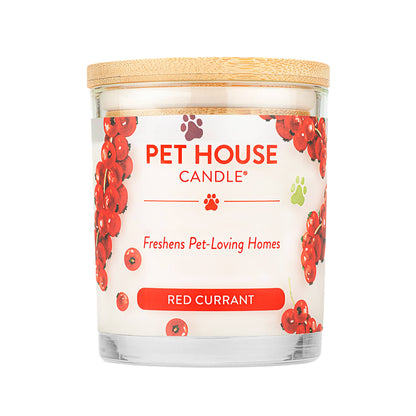 Pet House Candle Red Currant Plant-Based Soy Wax Candle 9 oz