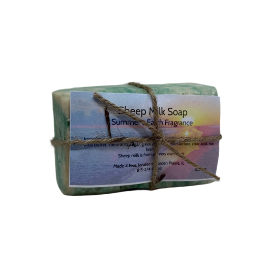 Made 4 Ewe Sheep Milk Soap, Summer's Earth 5.5 oz
