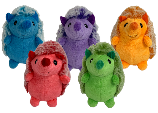 Multipet Mini Hedgehog Squeaky Plush Dog Toy