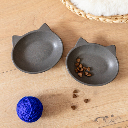 Nico Bamboo Cat Bowl: Pink
