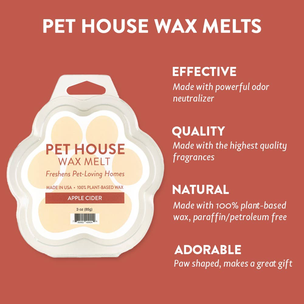 Pet House Apple Cider Wax Melt 3 oz
