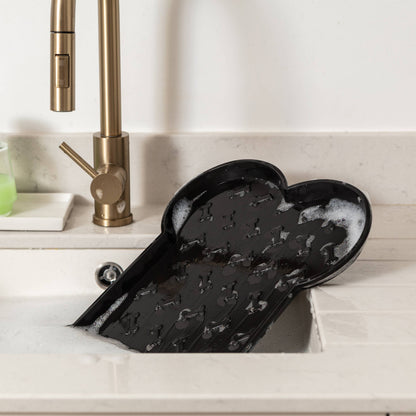 Oslo Feeding Tray: Black / Medium