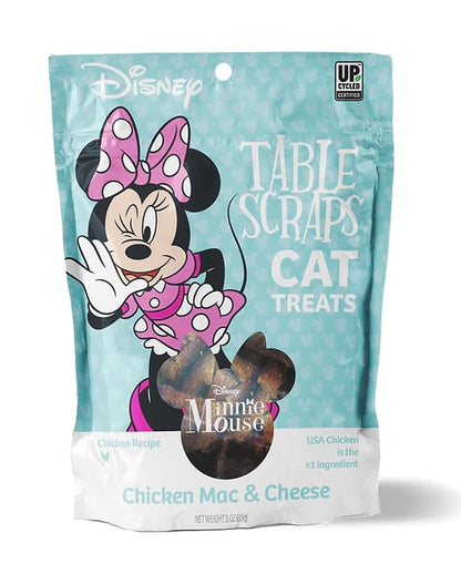 Disney Table Scraps Minnie Mouse Chicken Mac & Cheese Recipe Cat Treats 3 oz. Bag