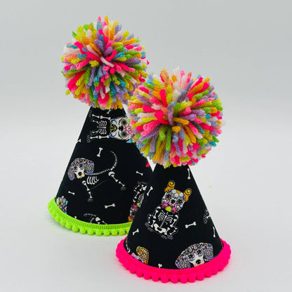 Pup Party Hats Day of the Dead Party Hat: M