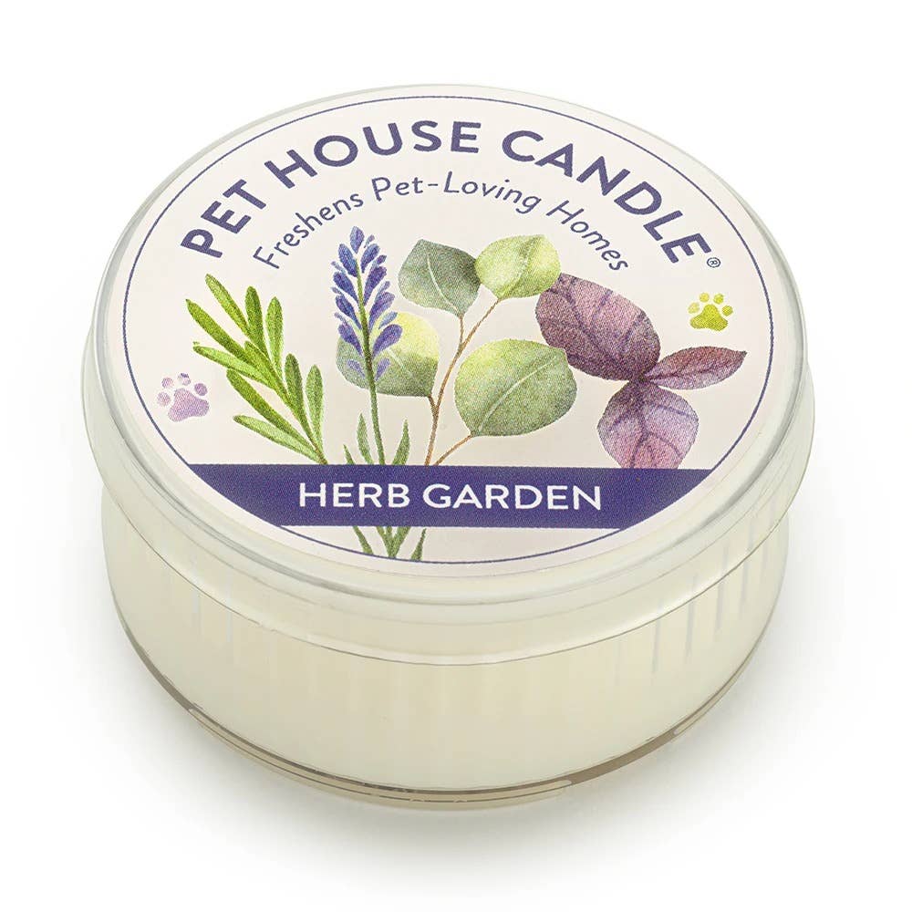 Pet House Herb Garden Plant-Based Soy Wax Mini Candle 1.5 oz