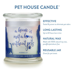 Pet House Jasmine Lily Plant-Based Soy Wax Candle