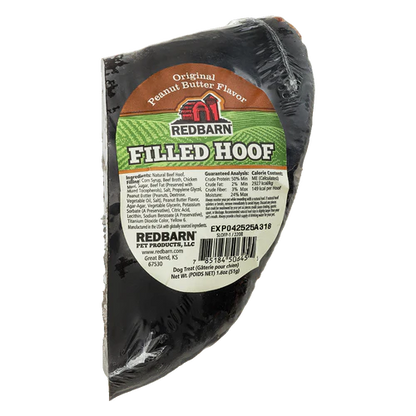 RedBarn Filled Hoof, Peanut Butter Flavor