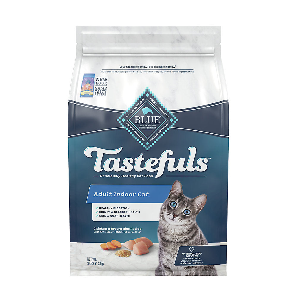 Blue Buffalo Tastefuls Chicken & Brown Rice Adult Indoor Cat Food