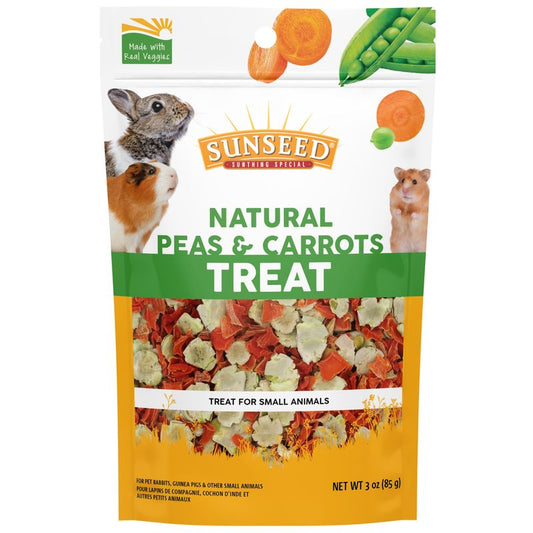 Sunseed Natural Peas & Carrots Treat for Small Animals