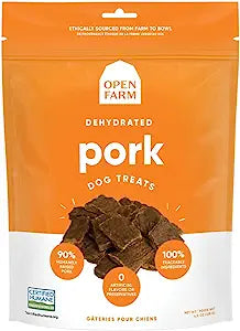 Open Farm Dehydrated Pork Dog Treats 4.5 oz
