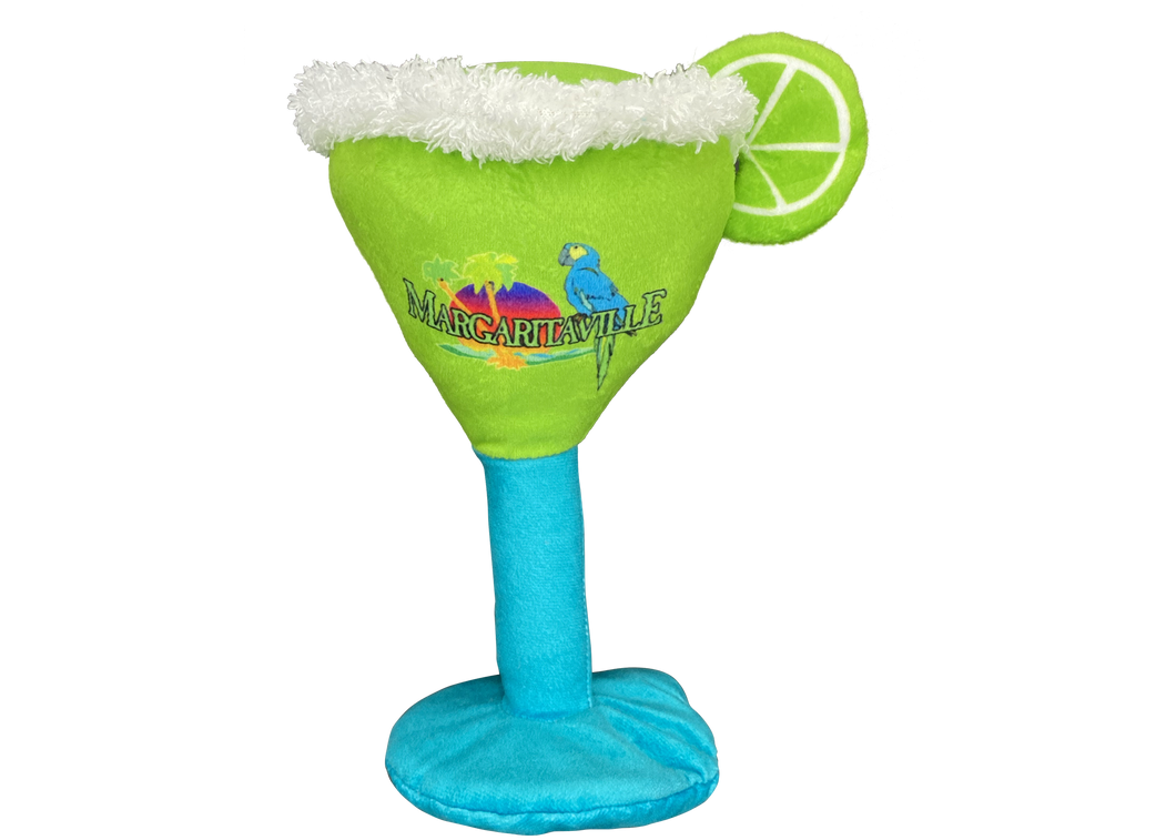 Multipet Margaritaville Margarita Glass Dog Toy